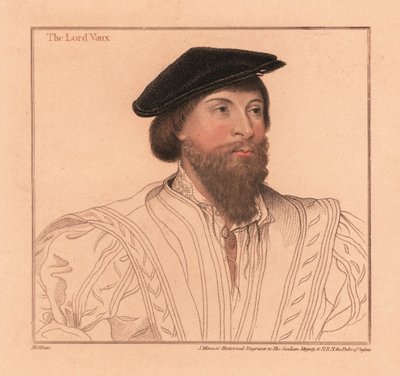 Thomas Vaux, English poet and nobleman by Hans (after) Holbein the Younger