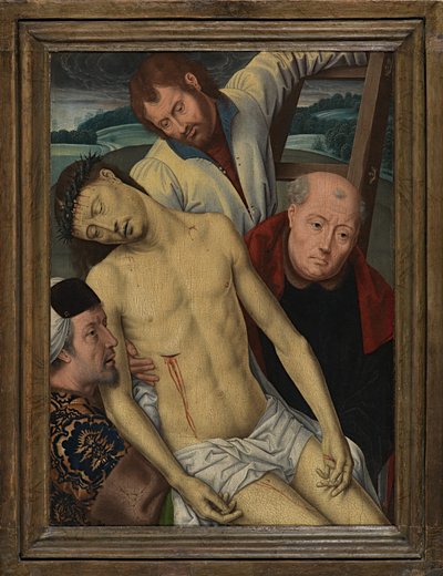 Descent from the Cross by Hans (after) Memling