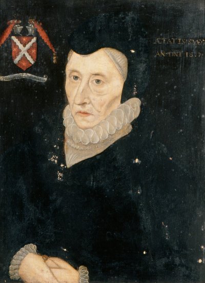 Bess of Hardwick, Countess of Shrewsbury by Hans (follower of) Holbein the Younger