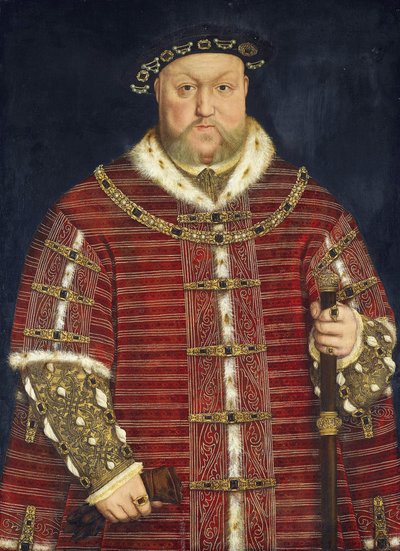 Portrait of King Henry VIII of England by Hans (school of) Holbein