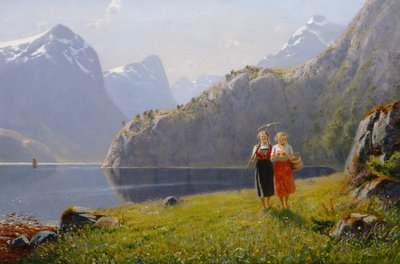 Summer Day at Balestrand by Hans Andreas Dahl