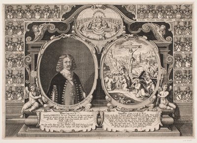 Niels Windet to Grundet and a Depiction of Christ on the Cross by Hans Andreas Greys