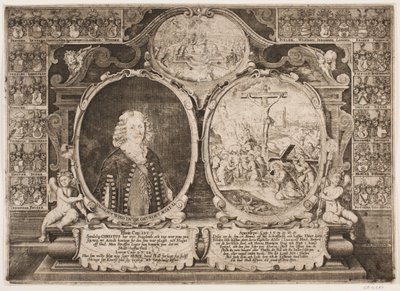 Niels Windet to Grundet and a Depiction of Christ on the Cross by Hans Andreas Greys