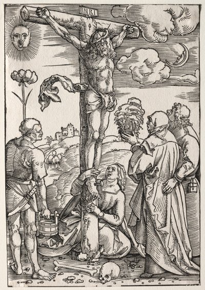 Christ on the Cross with Mary, St. John, Mary Magdalen and St. Stephen, 1505 by Hans Baldung