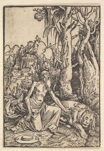 St. Jerome in the Desert by Hans Baldung