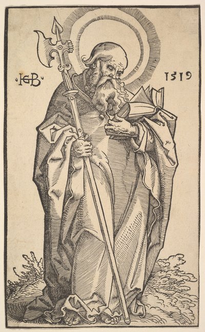 St. Matthew from Christ and the Apostles by Hans Baldung