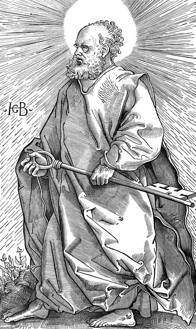 St Peter Holding His Symbol of a Key by Hans Baldung
