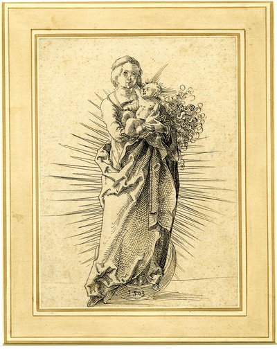 Virgin and Child on a Crescent Moon by Hans Baldung Grien