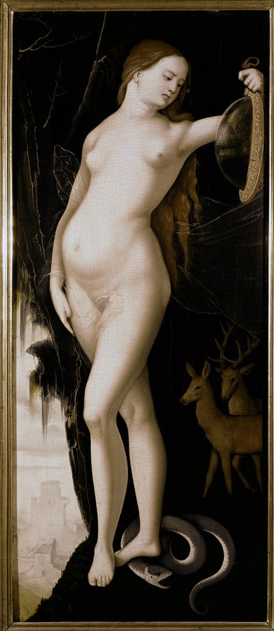 Allegorical Figure (Allegory of Prudence) by Hans Baldung Grien