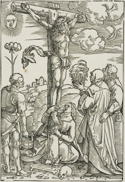 Christ on the Cross with Mary, John, the Magdalen, and Stephen by Hans Baldung Grien