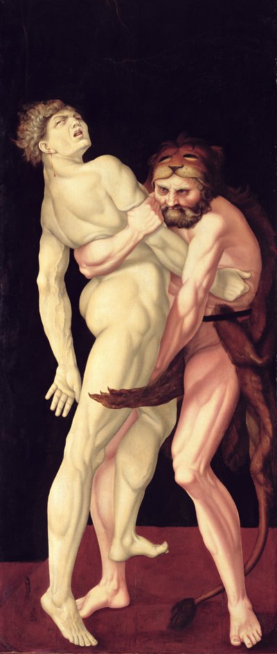 Hercules and Antaeus by Hans Baldung Grien