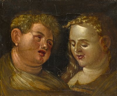 Male and Female Head, mid 16th century by Hans Baldung Grien