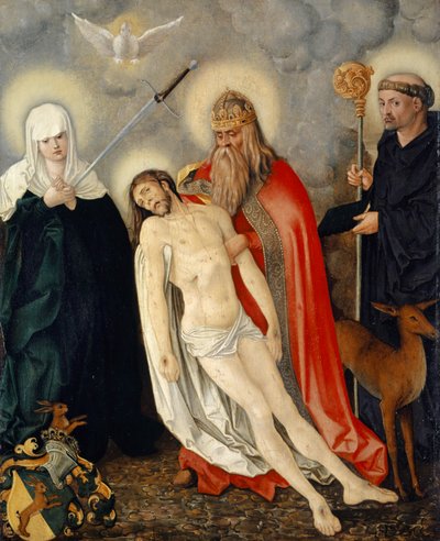 The Holy Trinity between the Lady of Sorrows and Saint Giles by Hans Baldung Grien