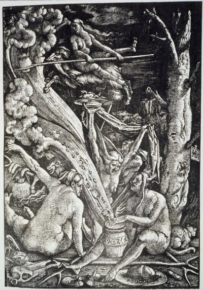 The Witches at the Sabbath (after Hans Baldung Grien) by Hans Baldung Grien
