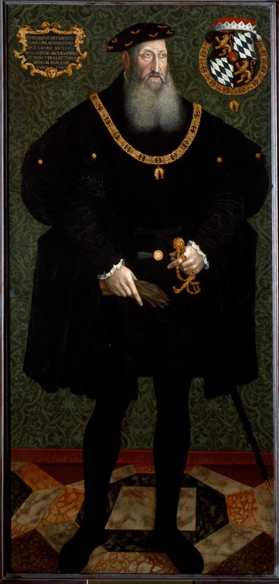Portrait of Frederic II of the Palatinate (Frederic II the Sage) by Hans Besser