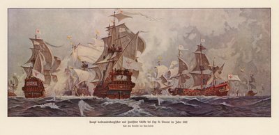 Battle of Cape St Vincent by Hans Bohrdt