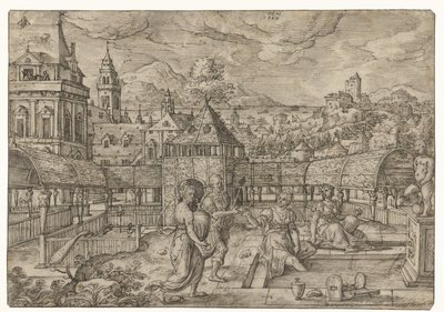Bathsheba Receives the Message from Uriah (The Life of David) by Hans Bol