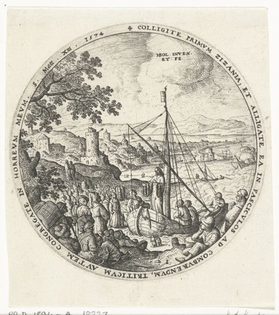 Christ Preaching by the Lake by Hans Bol
