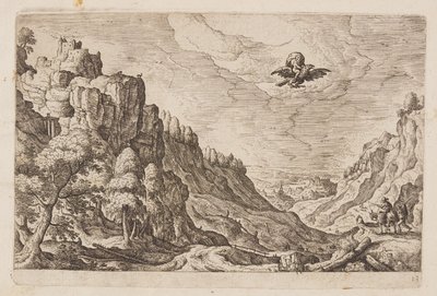 Plate 13, from Landscapes with Scenes from the Old and New Testament and Ovid