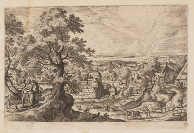 Plate 16, from Landscapes with Scenes from the Old and New Testament and Ovid