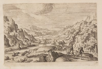 Plate 20, from Landscapes with Scenes from the Old and New Testament and Ovid