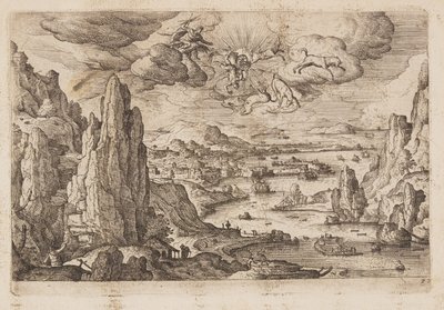 Plate 27, from Landscapes with Scenes from the Old and New Testament and Ovid’s Metamorphoses by Hans Bol