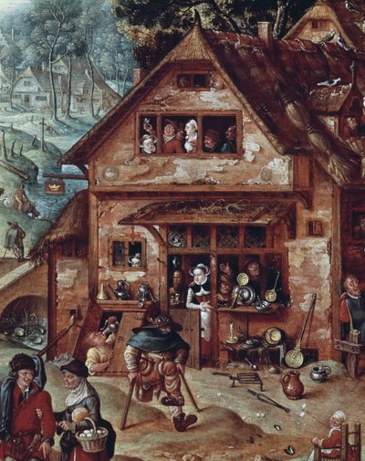 Tavern (detail) by Hans Bol