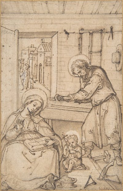 The Childhood of Christ, in the carpenter
