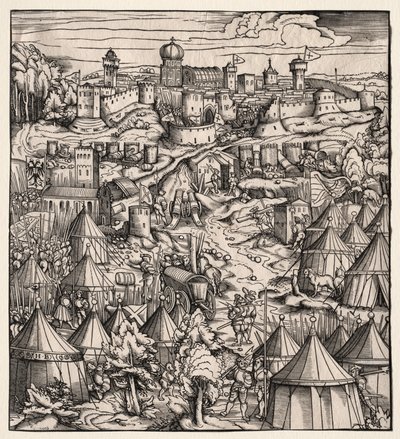 The White King: The Siege of Padua by Hans Burgkmair