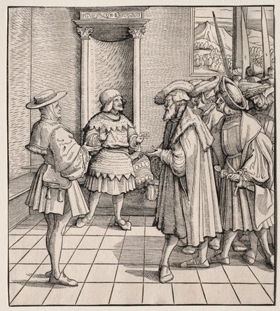 The Bad Advice of One Little Man to Another by Hans Burgkmair