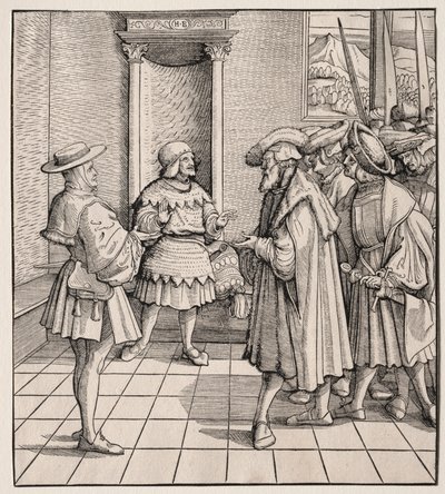 The Bad Advice of One Little Man to Another by Hans Burgkmair
