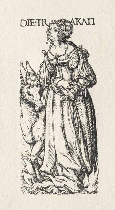 The Seven Vices: Sloth by Hans Burgkmair