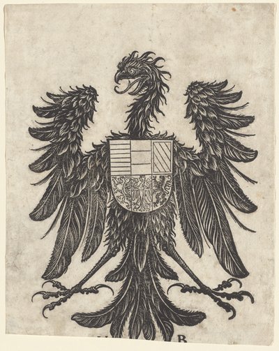 Coat of Arms with a Single Eagle by Hans Burgkmair I