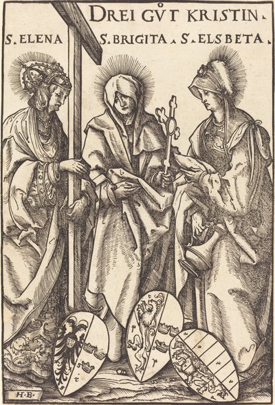 Saint Helena, Saint Brigitta and Saint Elizabeth by Hans Burgkmair I