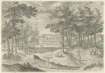 View of Elsene by Hans Collaert (I)