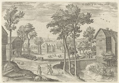 View of the Main Street of Laken by Hans Collaert (I)