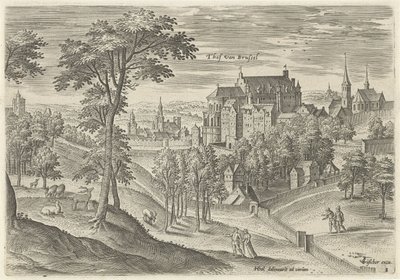 View of the Court of Brussels by Hans Collaert (I)