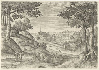 View of the Monastery of Zevenborren by Hans Collaert (I)
