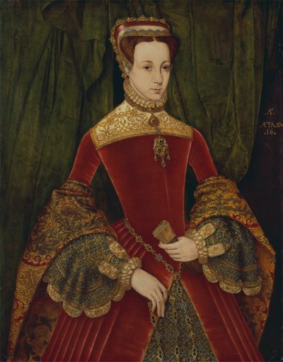 Portrait of Mary Fitzalan, Duchess of Norfolk by Hans Eworth