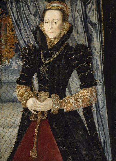 Portrait of a Lady of the Wentworth Family by Hans Eworth or Ewoutsz
