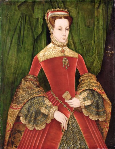 Portrait of a Woman, Aged 16, Previously Identified as Mary Fitzalan, Duchess of Norfolk by Hans Eworth or Ewoutsz