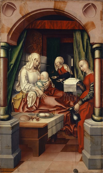 Birth of the Virgin, 1512 by Hans Fries