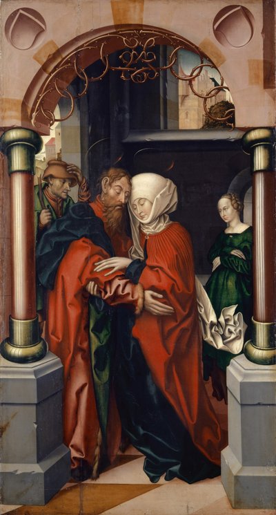 Joachim and Anne at the Golden Gate by Hans Fries