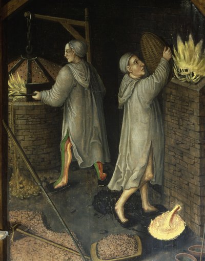 Detail from Mining Landscape by Hans Hesse