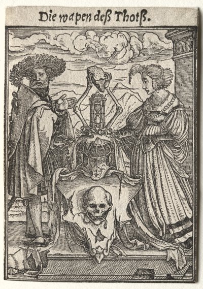 Dance of Death: The Coat of Arms of Death by Hans Holbein