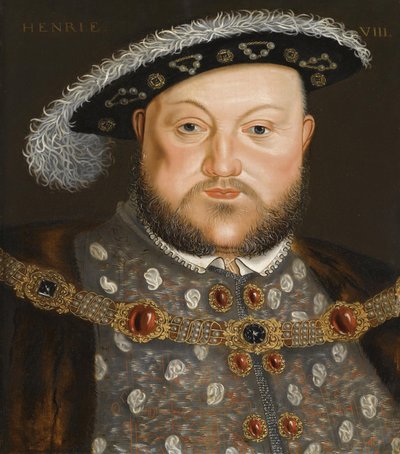 Portrait of King Henry VIII of England by Hans, Holbein