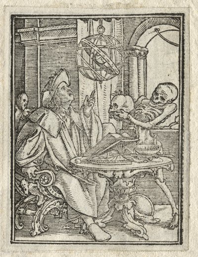 The Dance of Death: The Astrologer, The Rich Man by Hans Holbein
