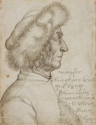 Portrait of Burghart Engelberg, Master-Builder at Augsburg by Hans Holbein d.Æ.