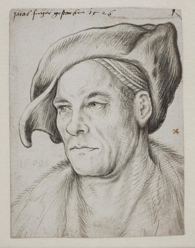 Portrait of the Financier and Merchant Jacob Fugger by Hans Holbein d.Æ.
