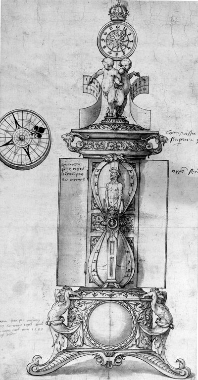 Design for a Clocksalt, c.1543 by Hans Holbein der Jüngere